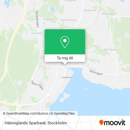 Hälsinglands Sparbank karta