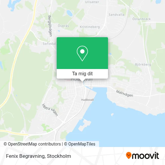 Fenix Begravning karta