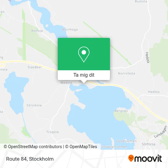 Route 84 karta