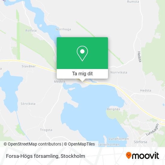 Forsa-Högs församling karta