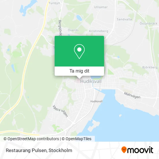 Restaurang Pulsen karta