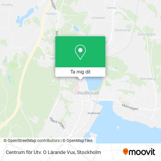 Centrum för Utv. O Lärande Vux karta