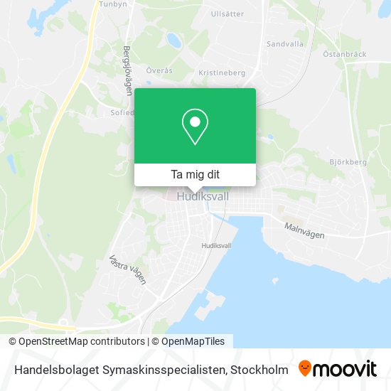Handelsbolaget Symaskinsspecialisten karta