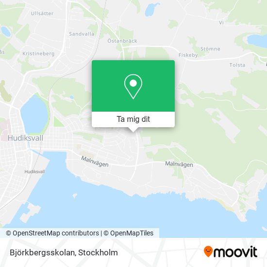 Björkbergsskolan karta