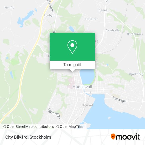 City Bilvård karta