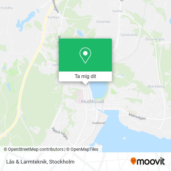 Lås & Larmteknik karta