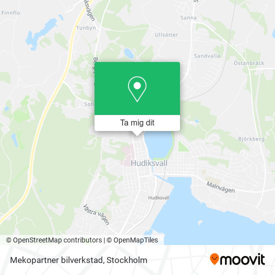 Mekopartner bilverkstad karta