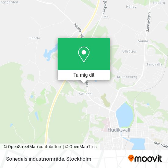 Sofiedals industriområde karta