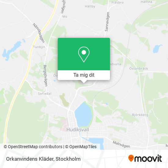 Orkanvindens Kläder karta