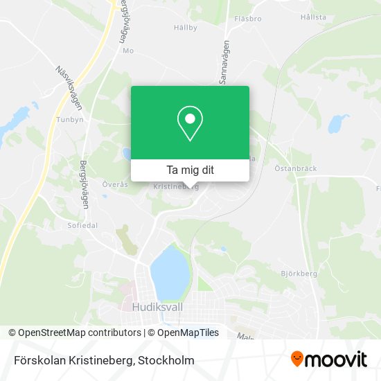 Förskolan Kristineberg karta