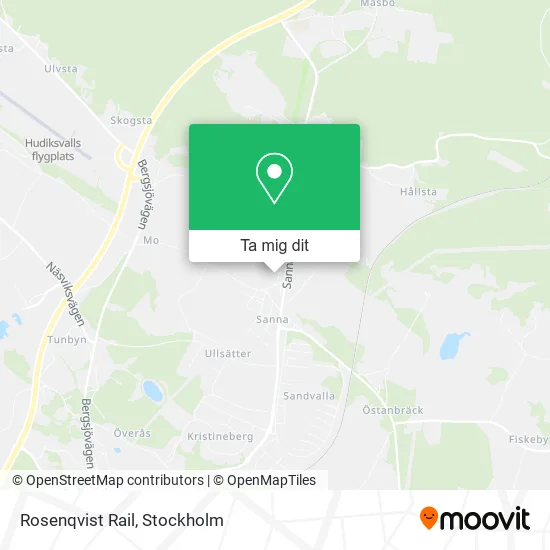 Rosenqvist Rail karta