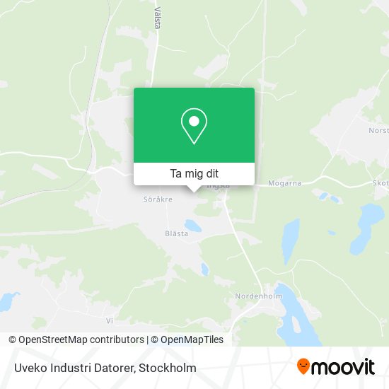 Uveko Industri Datorer karta