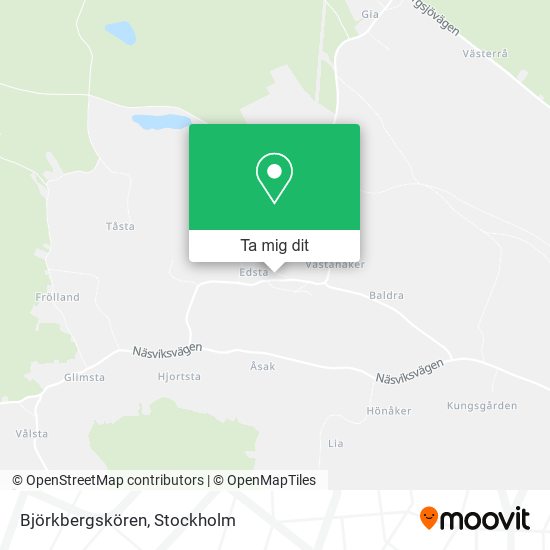 Björkbergskören karta