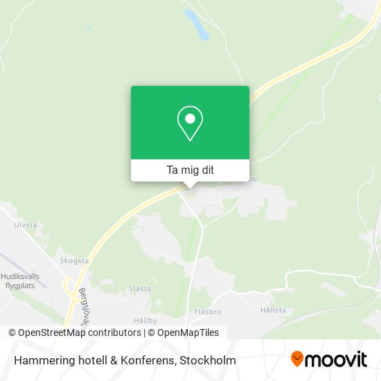 Hammering hotell & Konferens karta
