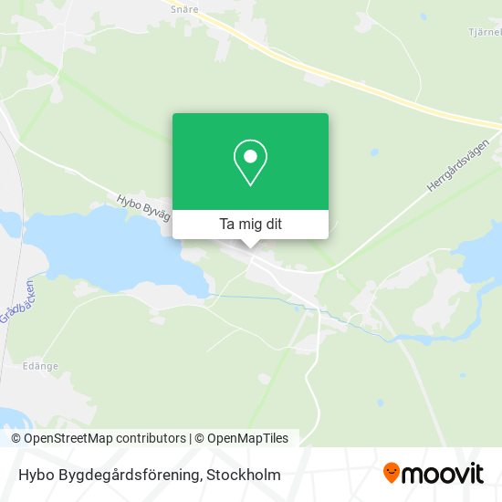 Hybo Bygdegårdsförening karta
