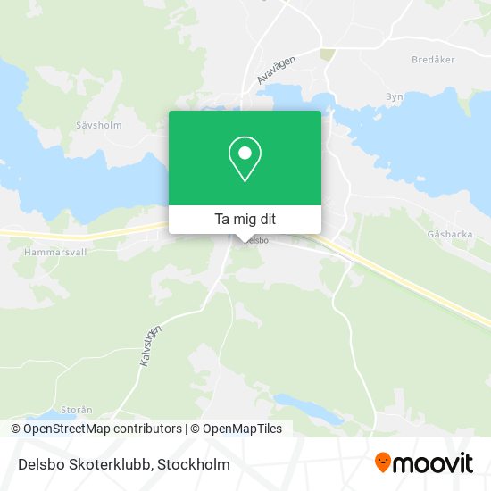 Delsbo Skoterklubb karta