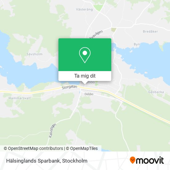 Hälsinglands Sparbank karta