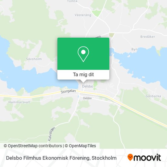 Delsbo Filmhus Ekonomisk Förening karta