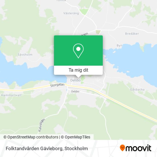 Folktandvården Gävleborg karta