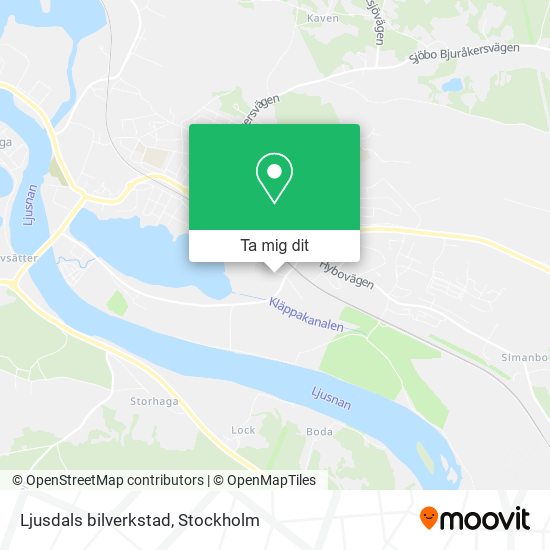 Ljusdals bilverkstad karta