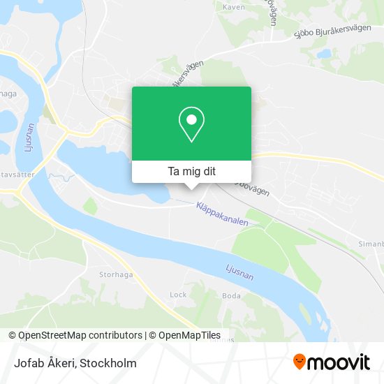 Jofab Åkeri karta