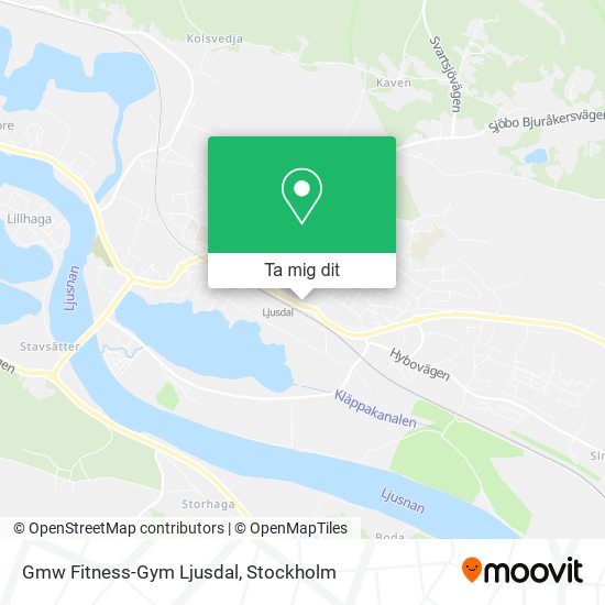 Gmw Fitness-Gym Ljusdal karta