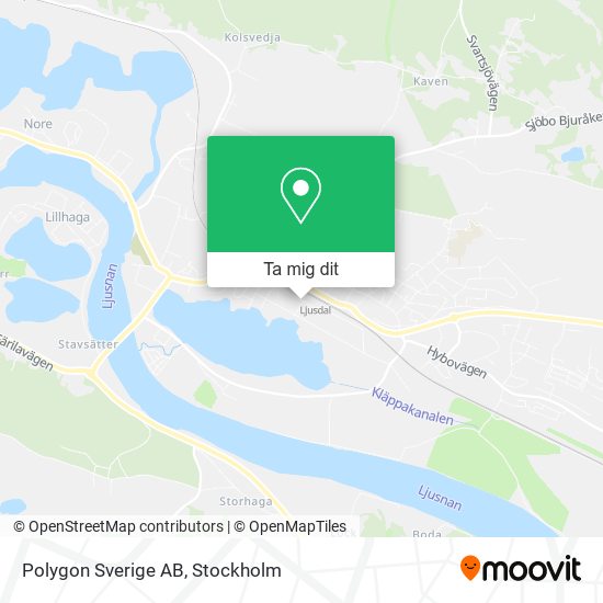 Polygon Sverige AB karta