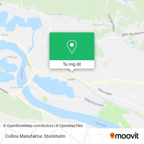 Collins Manufaktur karta