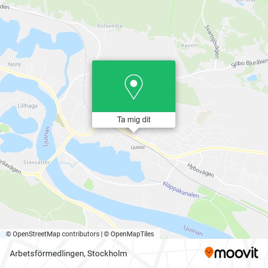 Arbetsförmedlingen karta