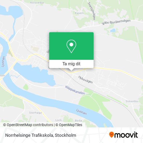 Norrhelsinge Trafikskola karta