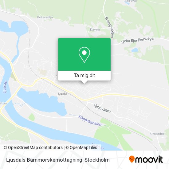 Ljusdals Barnmorskemottagning karta