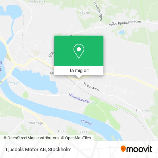 Ljusdals Motor AB karta