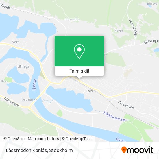 Låssmeden Kanlås karta