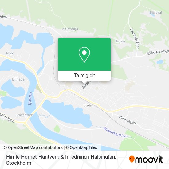 Himle Hörnet-Hantverk & Inredning i Hälsinglan karta