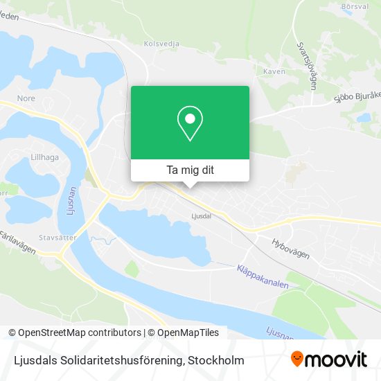 Ljusdals Solidaritetshusförening karta