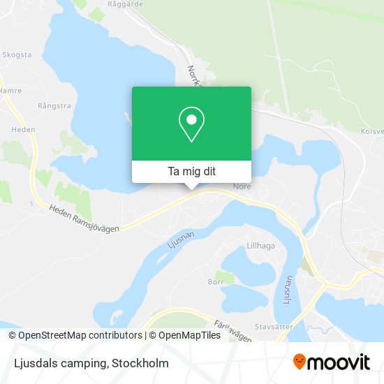 Ljusdals camping karta