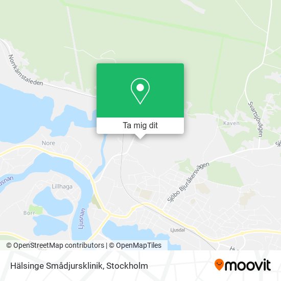 Hälsinge Smådjursklinik karta