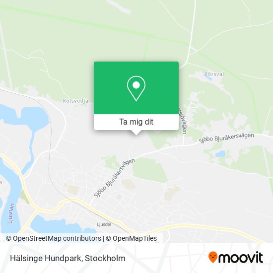 Hälsinge Hundpark karta