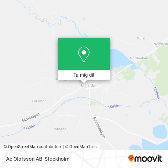 Ac Olofsson AB karta