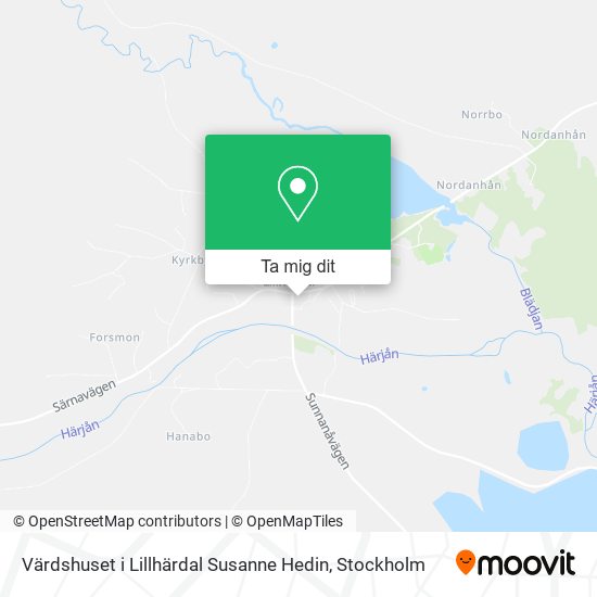 Värdshuset i Lillhärdal Susanne Hedin karta