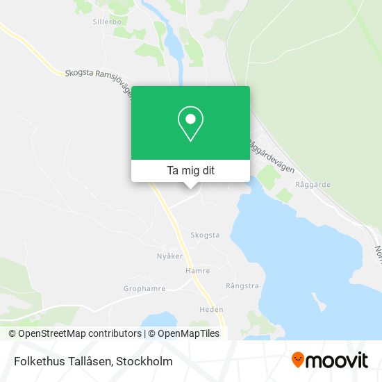 Folkethus Tallåsen karta