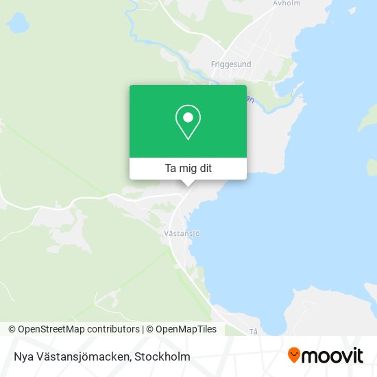 Nya Västansjömacken karta