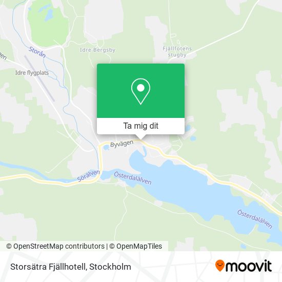 Storsätra Fjällhotell karta