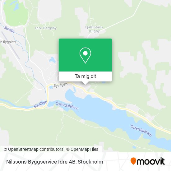 Nilssons Byggservice Idre AB karta