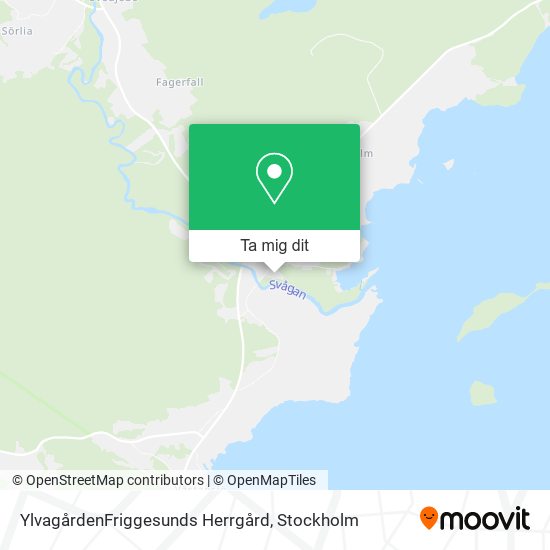 YlvagårdenFriggesunds Herrgård karta