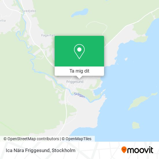 Ica Nära Friggesund karta