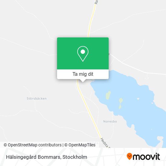 Hälsingegård Bommars karta