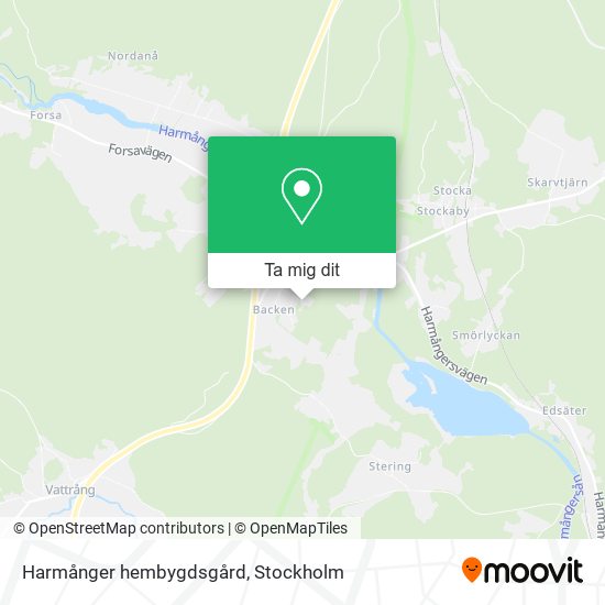 Harmånger hembygdsgård karta