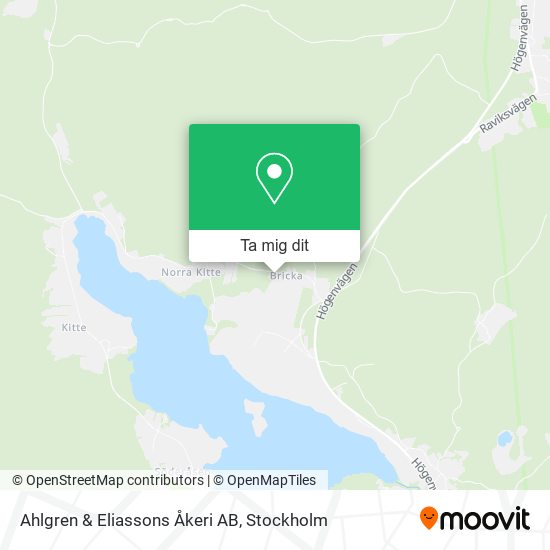Ahlgren & Eliassons Åkeri AB karta