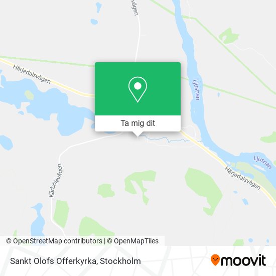Sankt Olofs Offerkyrka karta